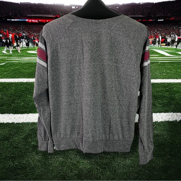 University of Wisconsin Bucky Badger Gray Women’s Size XL Long Sleeve Top - Picture 6 of 9